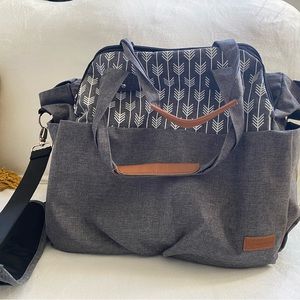 Lekebaby diaper bag tote baby bag